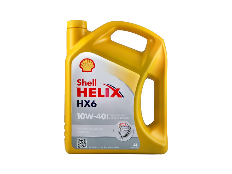殼牌 合成機(jī)油 黃喜力HX6 10W-40 SN級(jí) 4L裝