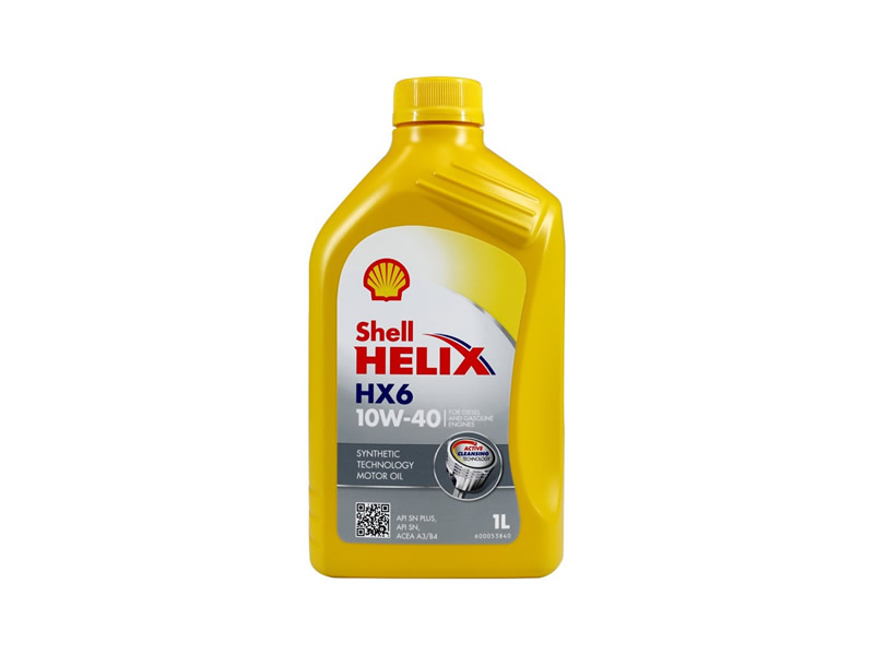殼牌 合成機(jī)油 黃喜力HX6 10W-40 SN級(jí) 1L裝