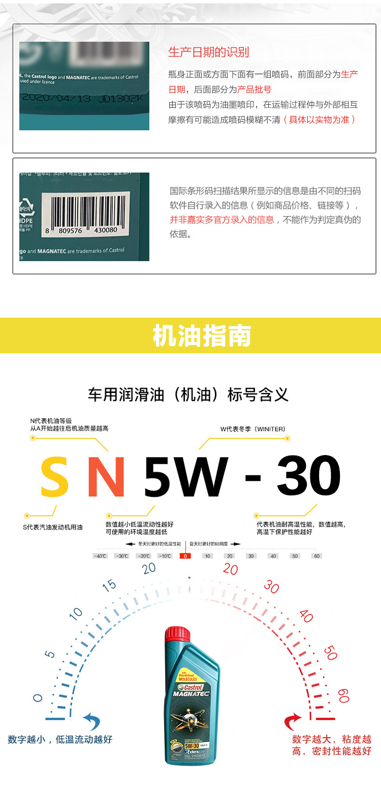 嘉實多 磁護全合成機油MAGNATEC 5W-30 SN/C3 1L裝-第9張圖片-鄭州市冠恒貿(mào)易有限公司【官方網(wǎng)站】-車用潤滑油服務專家