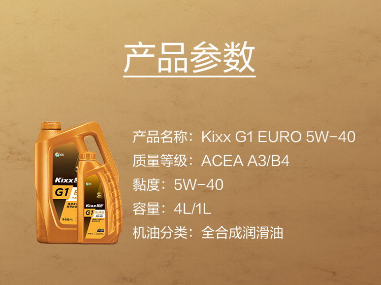 GS (Kixx) 凱升G1 Euro 全合成機(jī)油 5W-40 A3B4級 金凱系列 1L-第5張圖片-鄭州市冠恒貿(mào)易有限公司【官方網(wǎng)站】-車用潤滑油服務(wù)專家