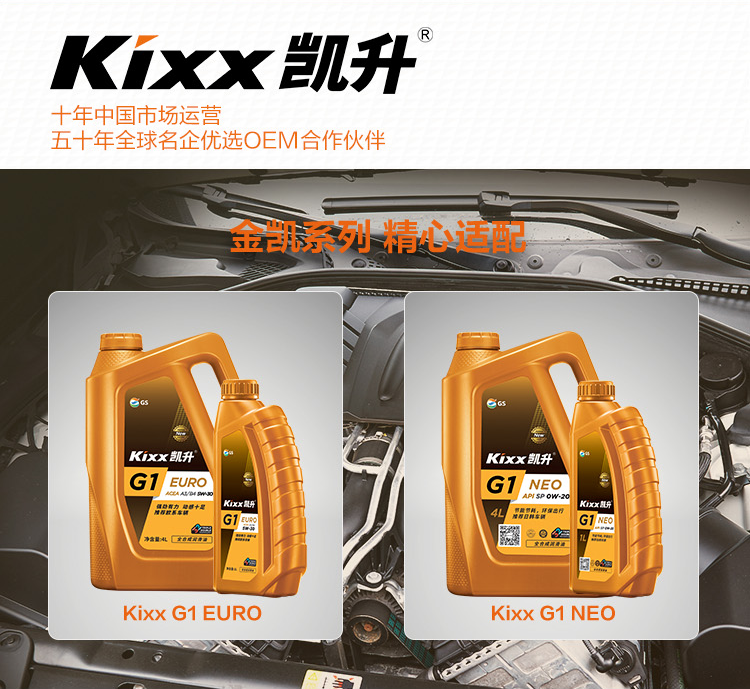 GS (Kixx) 凱升G1 Euro 全合成機(jī)油 5W-40 A3B4級 金凱系列 1L-第8張圖片-鄭州市冠恒貿(mào)易有限公司【官方網(wǎng)站】-車用潤滑油服務(wù)專家